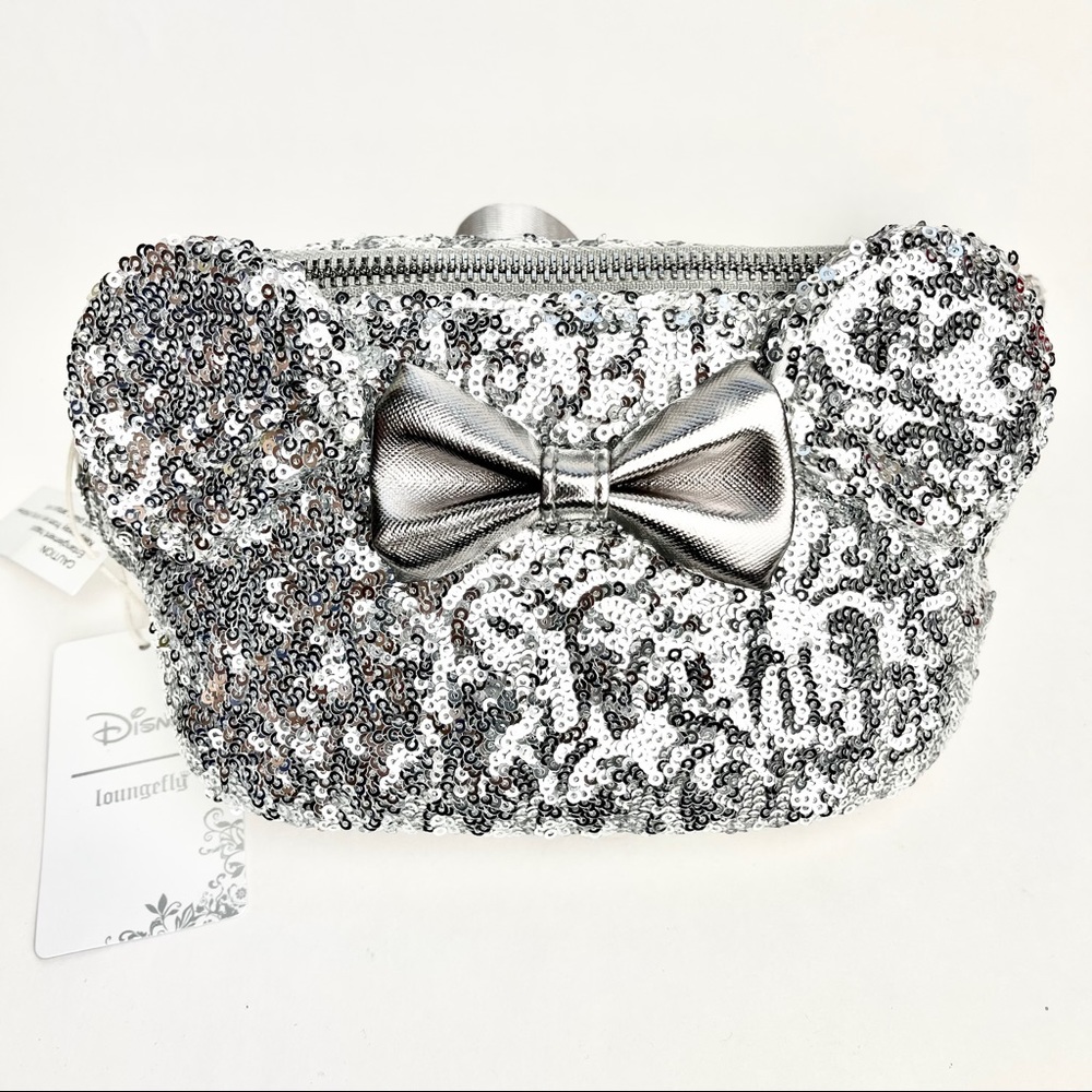 LOUNGEFLY MINNIE MOUSE Sequin Mini Fanny Pack